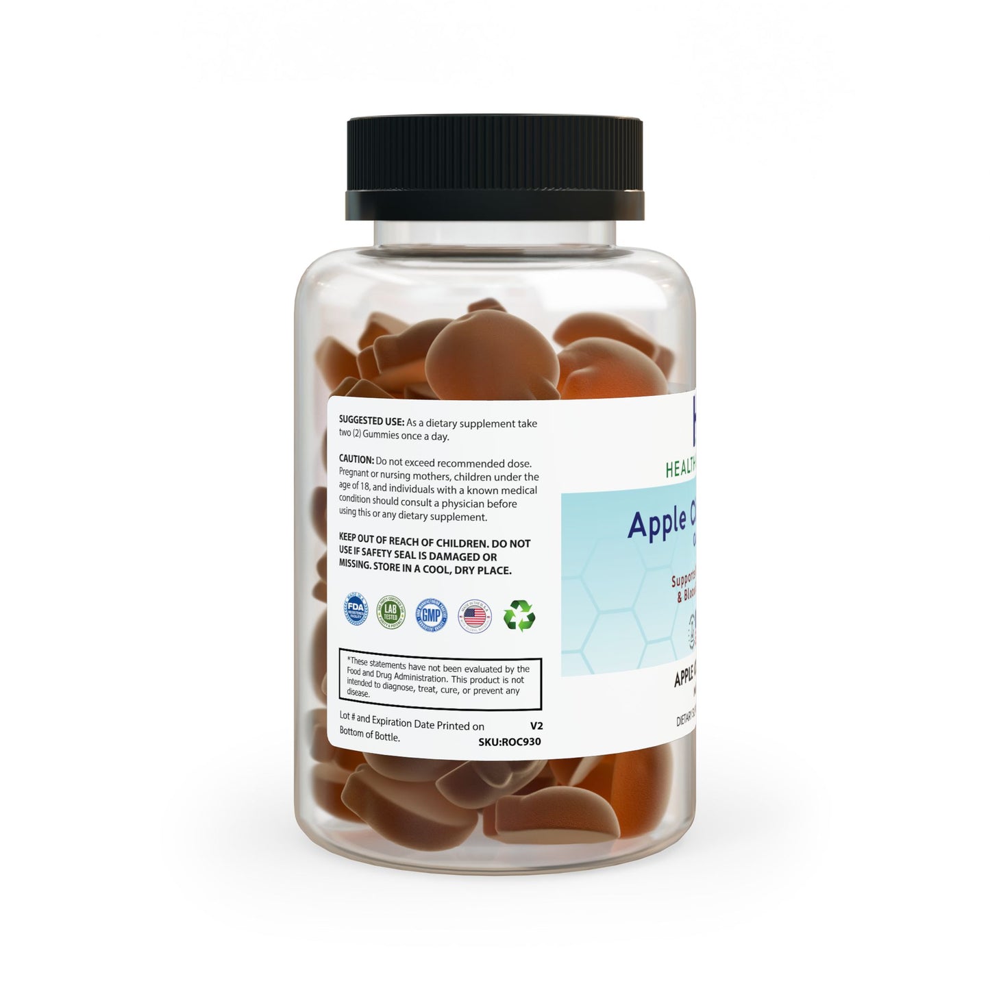 Apple Cider Vinegar Gummies (60 Gummies)
