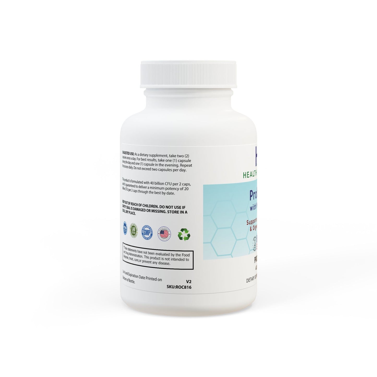 Probiotics Supplement (60 Capsules)