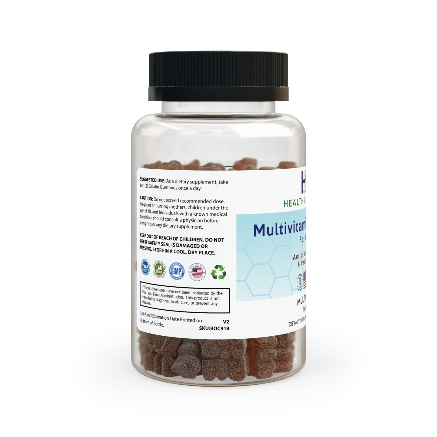 Multivitamin Gummies for Adults (60 Gummies)