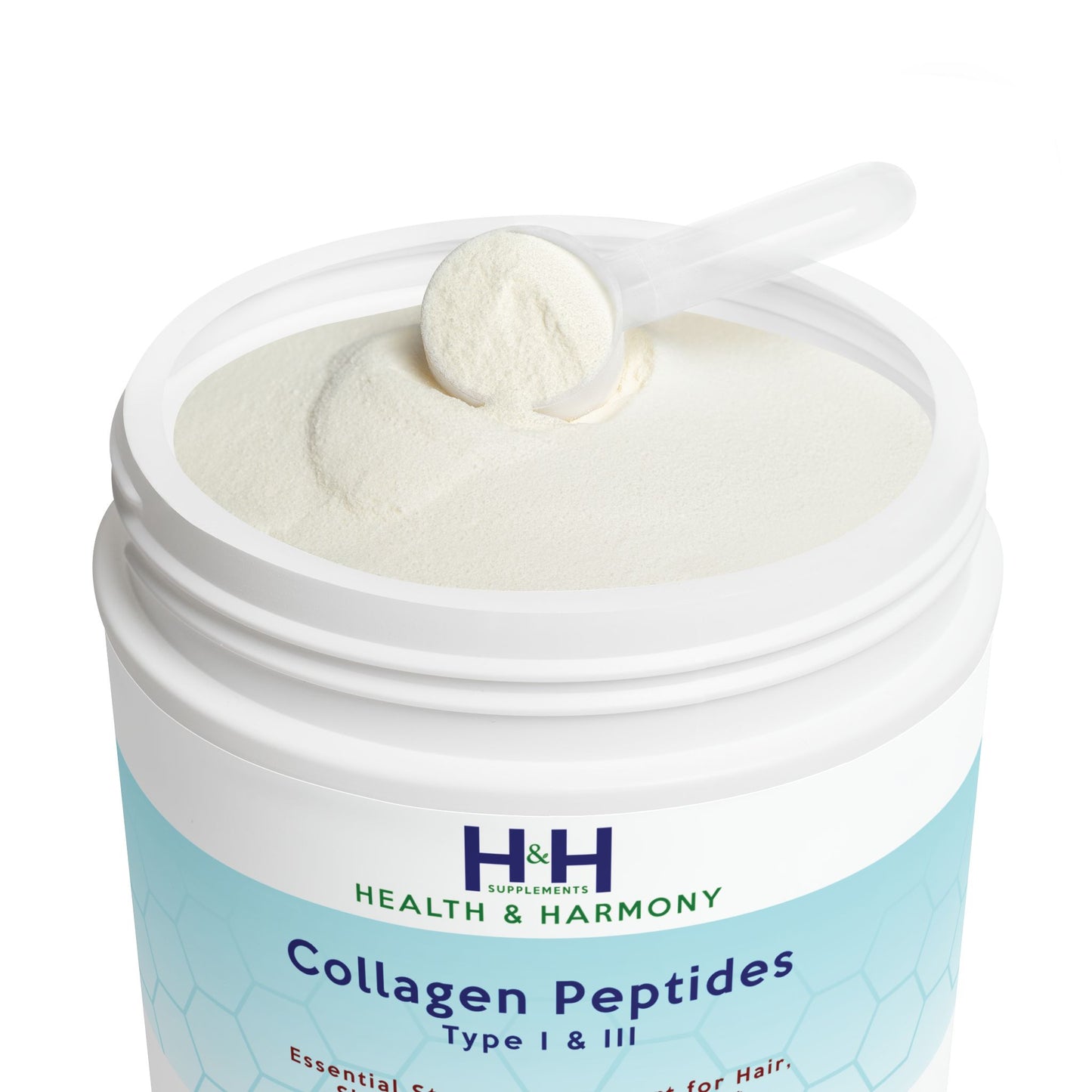 Collagen Peptides Type I & III Supplement (350g, 12.3oz)